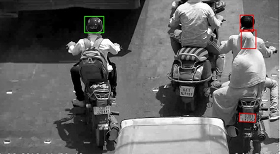 Helmet detection