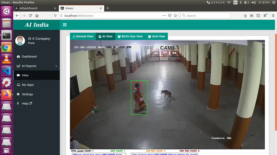 CCTV-Based Social Distancing Analyzer / Mask Detector