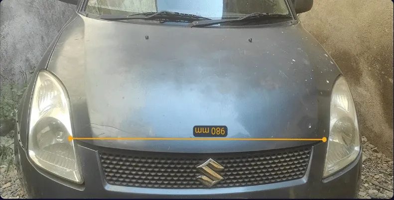 AI-Based Distance Measurement System