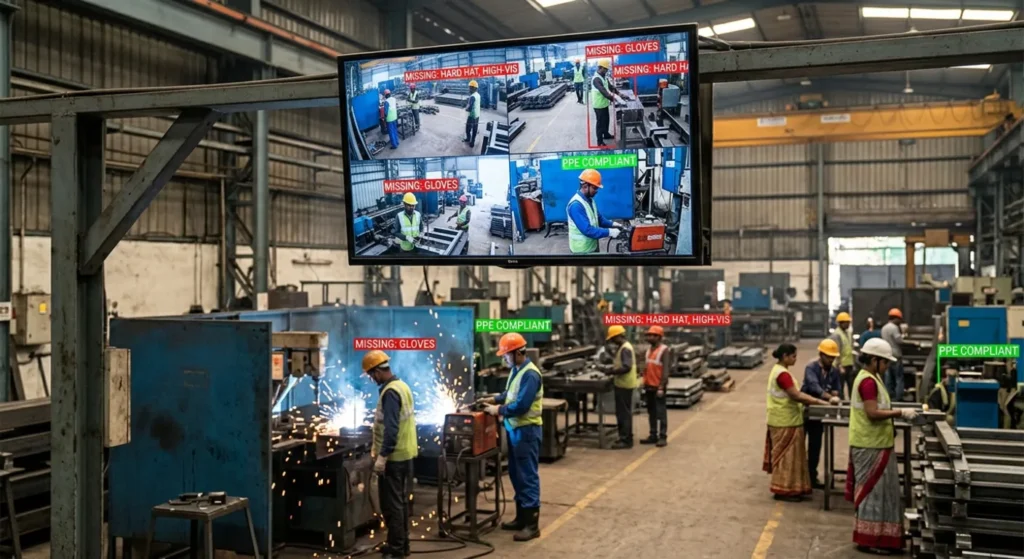 AI Powered PPE Detection System