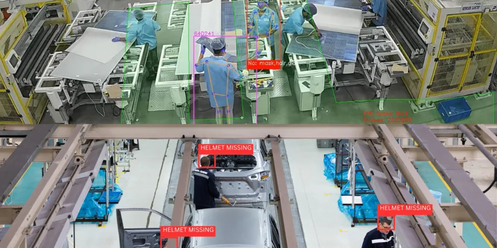 AI Powered PPE Detection System