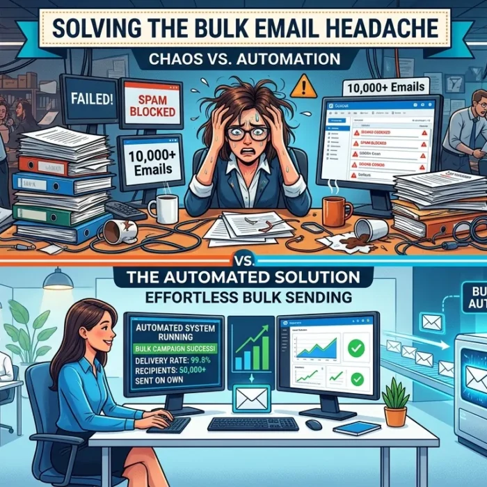 FlowDesk: AI Bulk Email Automation