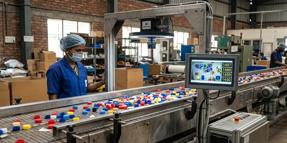 AI Conveyor Belt Counting System